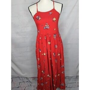 NWT | NORDSTROM Junior (XL) / Women's (SMALL) Sleeveless  Red Floral Romper‎